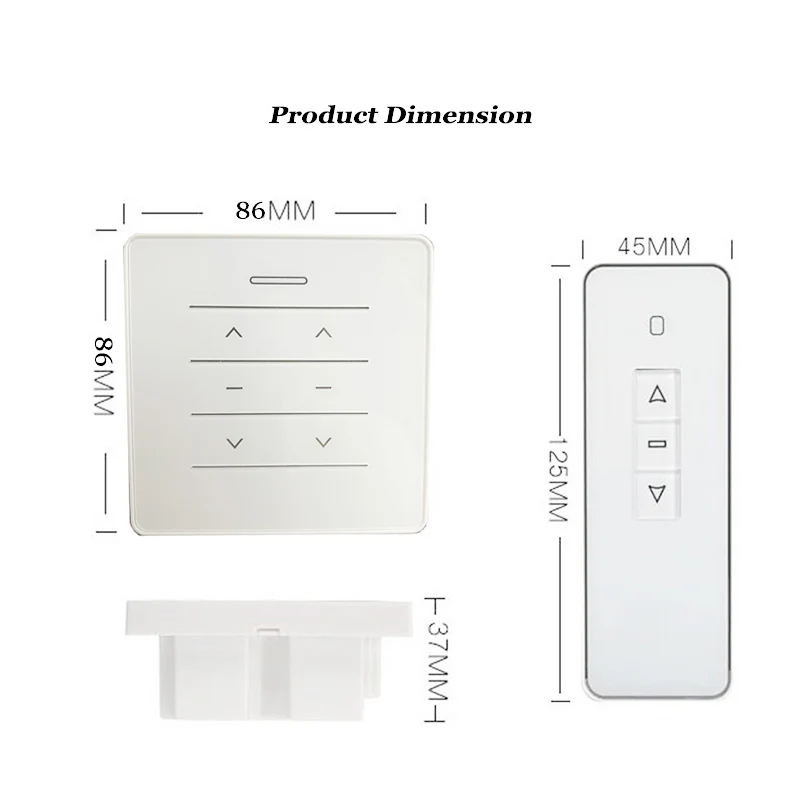 2 Gang Motor Switch AC to DC 24V Controller Transformer Coverter For Electric Window Opener WIth Rain sensor Port