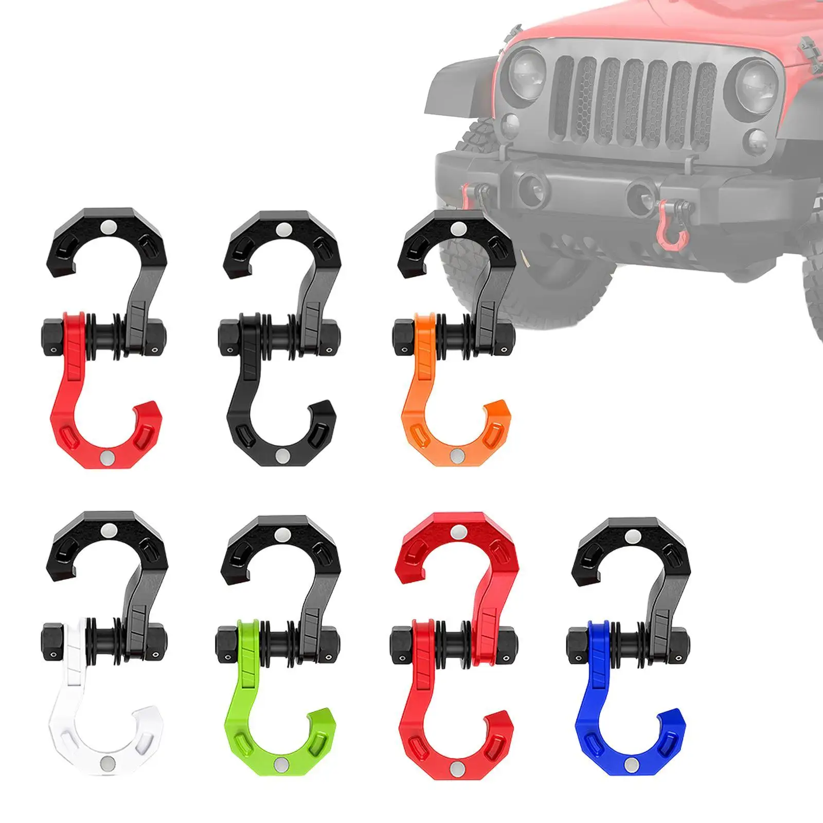 D Ring Split Shackle Spare Parts Towing Winch Shackle for Towing Winch