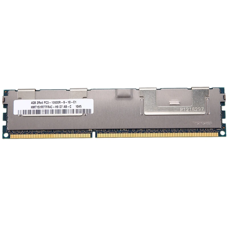 4GB DDR3 Memory RAM 2Rx4 PC3-10600R 1.5V 1333Mhz ECC 240-Pin Server RAM HMT151R7TFR4C