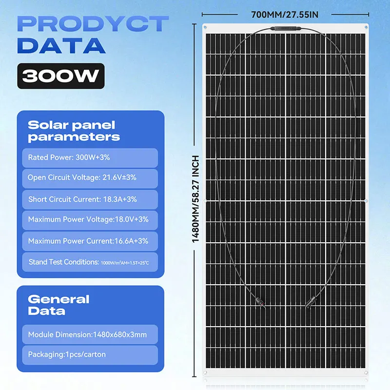 60W-120W Foldable Portable Solar Panel, Lightweight Charging Module Outdoor Camping Energy Generation Use