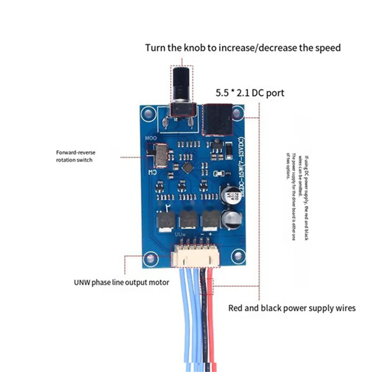 A45U 7V 12V Dc Thre… - image