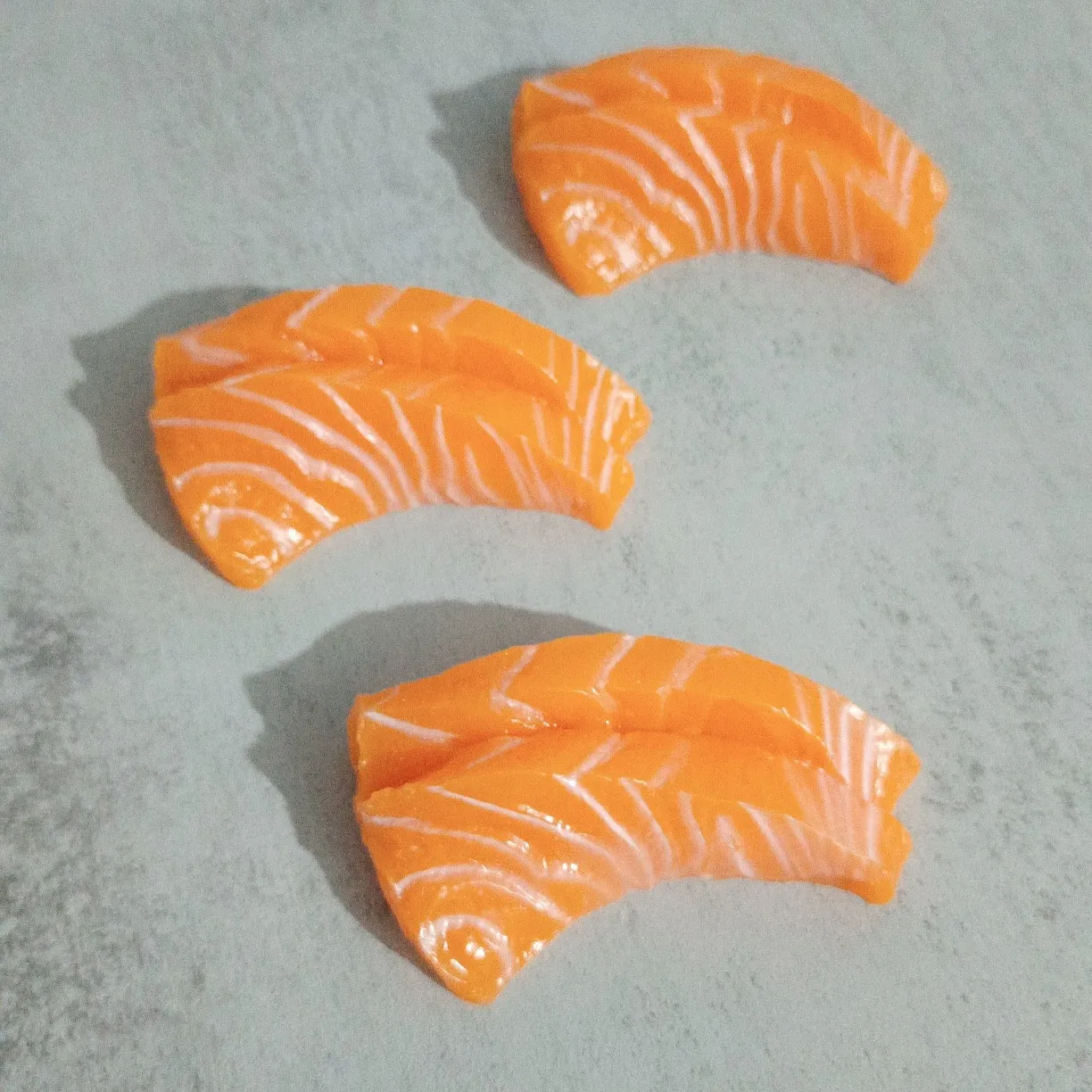 Fake  Salmon Fillet Sashimi Sashimi Sushi Model Japanese Food Simulation Decoration Shooting Props Scene Home Decor Display