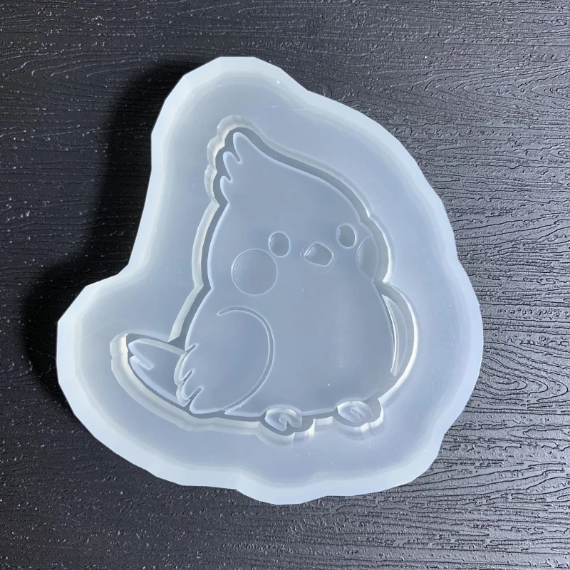 Resin Shaker Mold,Parrot Silicone Mould Resin Pendant Mold C1FC