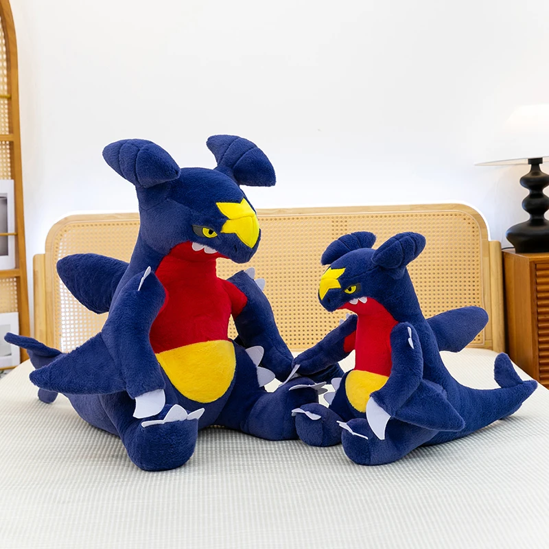 

New Pokemon Garchomp Gabite Plush Toys Kawaii 40cm/50cm Anime Plushie Stuffed Dolls Interior Decoration Children Gifts
