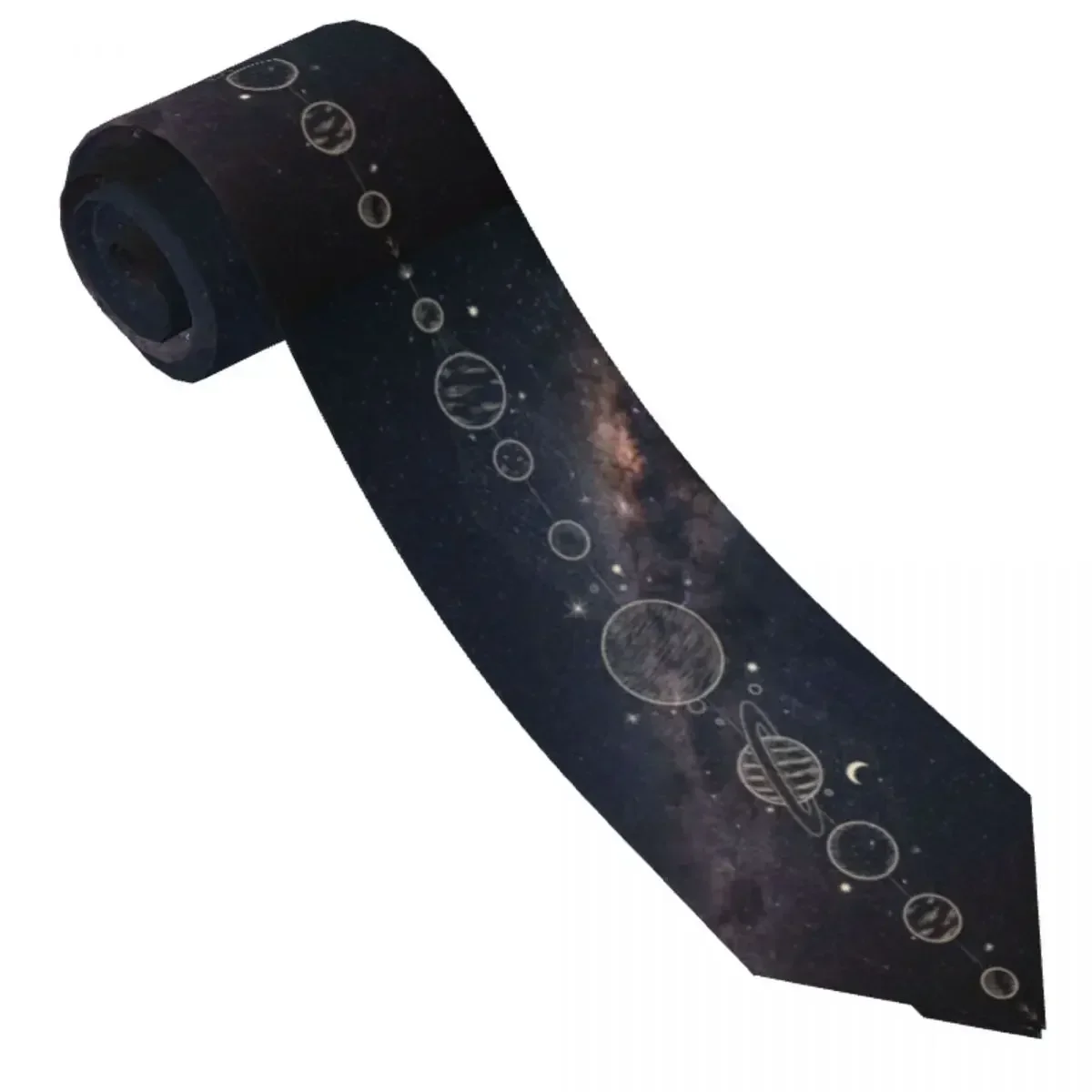 Galaxy Tie Line Art Cool Fashion Neck s For Men Women Leisure Quality Collar  Graphic Necktie Accessories