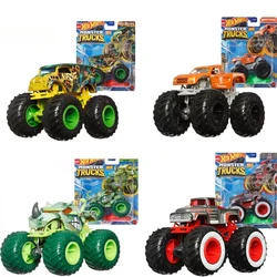 Original Hot Wheels Car Monster Trucks Toys for Boys 1/64 Diecast Big Foot Vehicles Wild Wrecker Samson Totaled Mega Wrex Gift