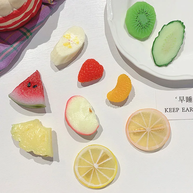 1PC Funny Fruit Strawberry Lemon Hairpin Simulation Food Hair Clips For Kid Girl Women Hair Accessories Duck Bill Clip Side Clip