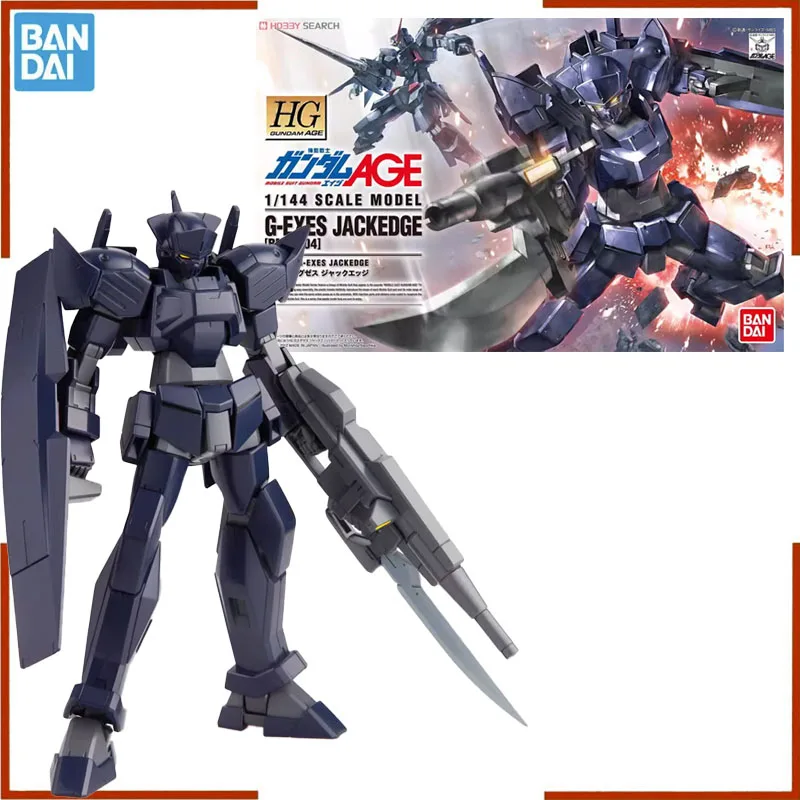 

Bandai Gundam AGE 1/144 SCALE MODEL HG G-EXES JACKEDGE Anime Action Figure Assembly Collectible Model kit Toys for Boys Gifts