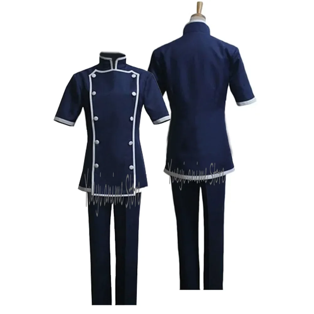 Anime Shokugeki Cosplay Hayama Costume Restaurant Cook Uniform suit Customize your size