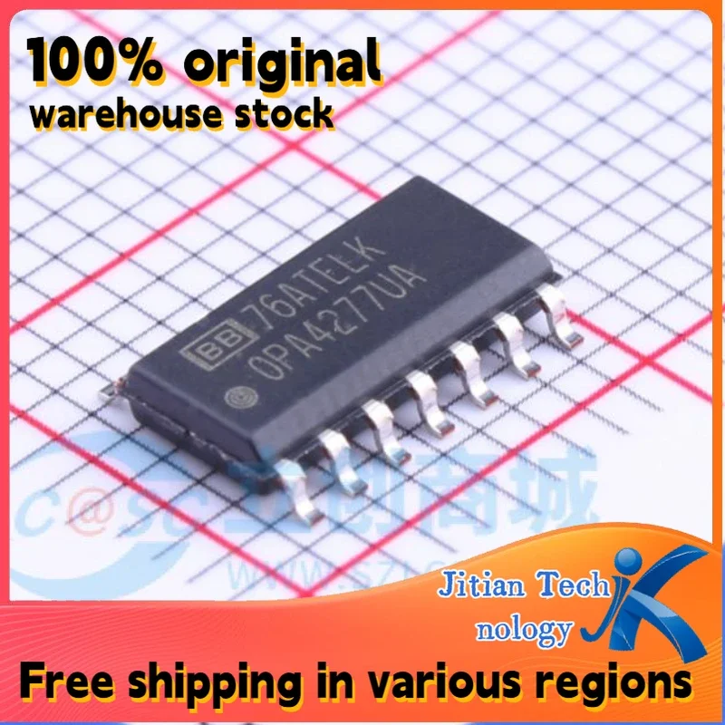 10PCS OPA4277UA/2K5 logo OPA4277UA SOP14 100% original inventory High-Quality Electronic Component
