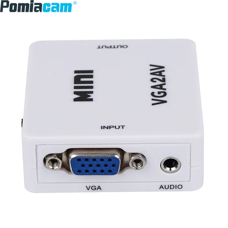 VGA input Supports up to 1920x1080 60Hz VGA to AV Video Converter Audio HD Extender
