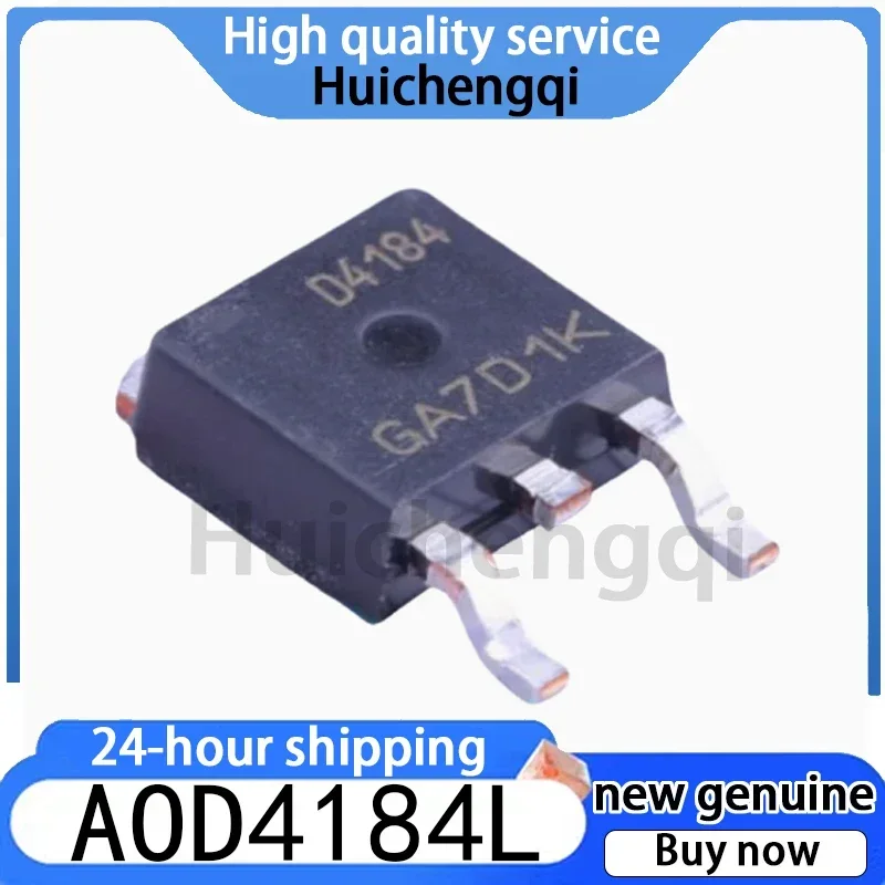 5PCS AOD4184L Package TO-252-2 N-channel 40V/50A MOSFET