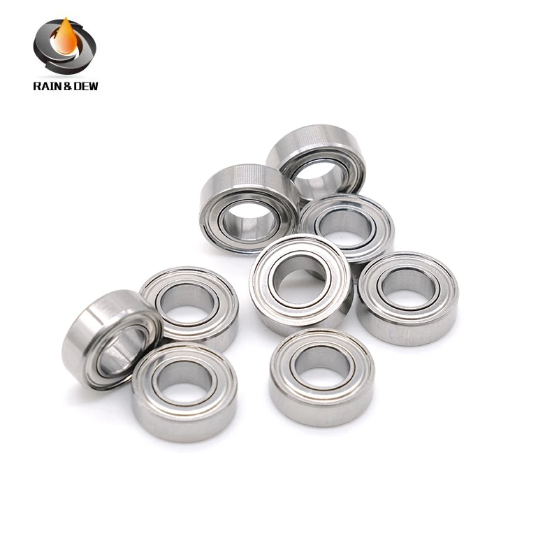 10Pcs MR128ZZ Ball Bearing 8x12x3.5 mm  ABEC-7 Miniature Metric Chrome Steel L-1280ZZ W678ZZA