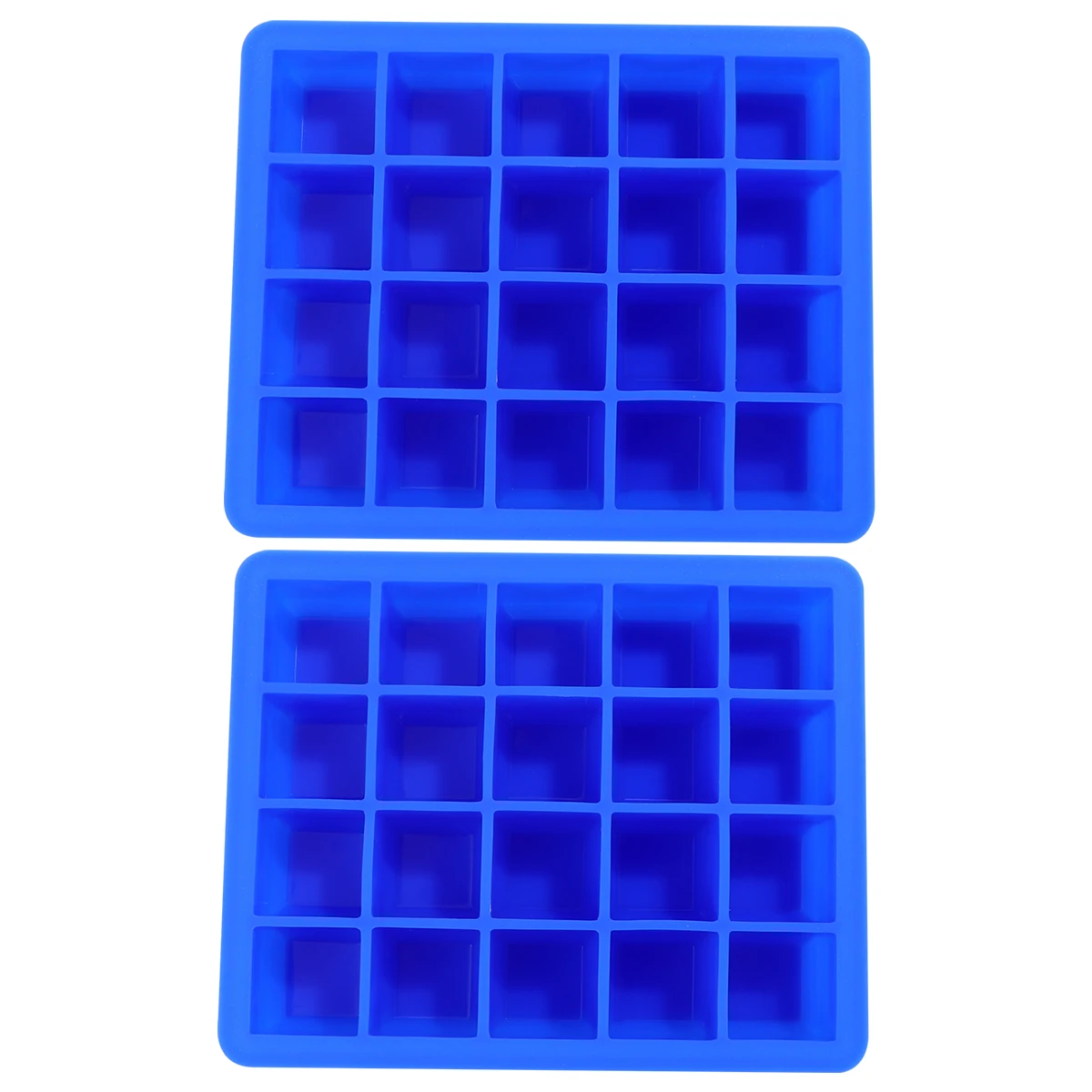 

2Pcs Silicone Ice Cube Tray High Quality MultiGrid Design Easy Clean Resistance Refrigerator Ice Mold Making