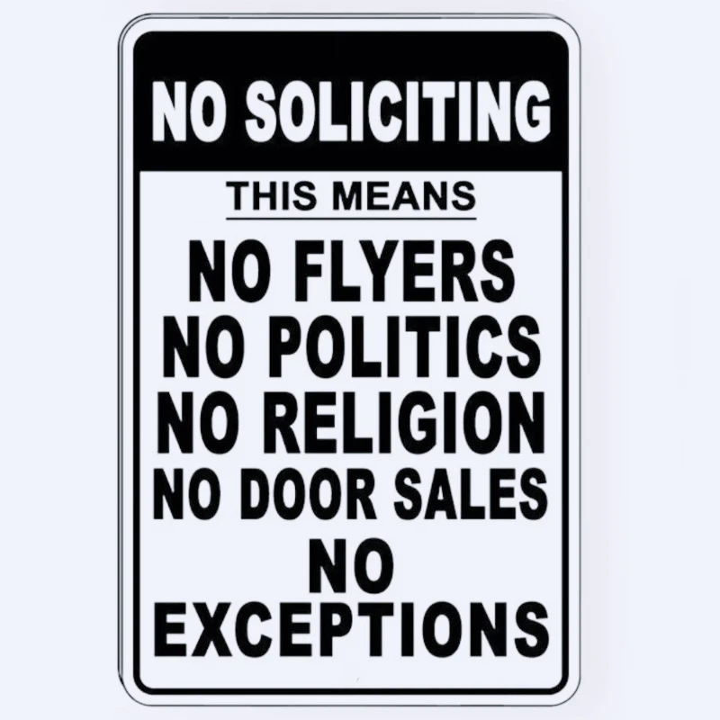 

Новый знак без пайки - без политики/регии/планеров | Нет исключений, высокий контраст, устойчивый к атмосферным воздействиям ПВХ 15 см KK