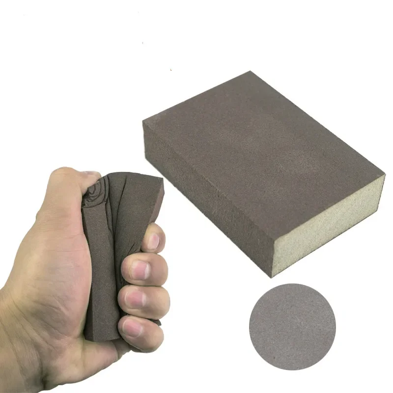 

Furniture Sandpaper Sponge Sand Block Polishing Derusting Wood Jade Woodworking Metal Seam Polishing Pad Wear-resistant Wet Dry