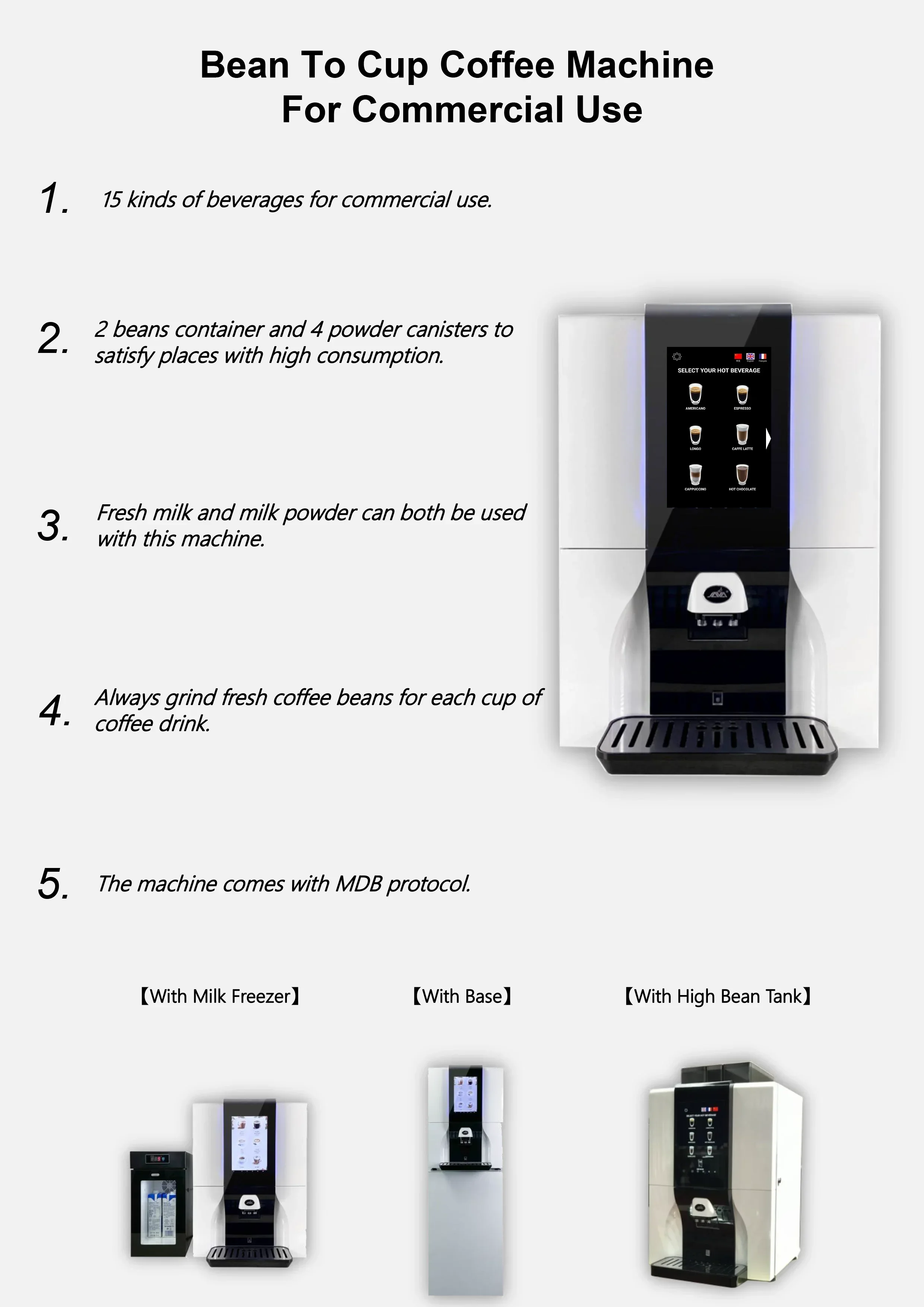 Smart Coffee and Tea Vending Machines in Shopping Malls and Supermarkets