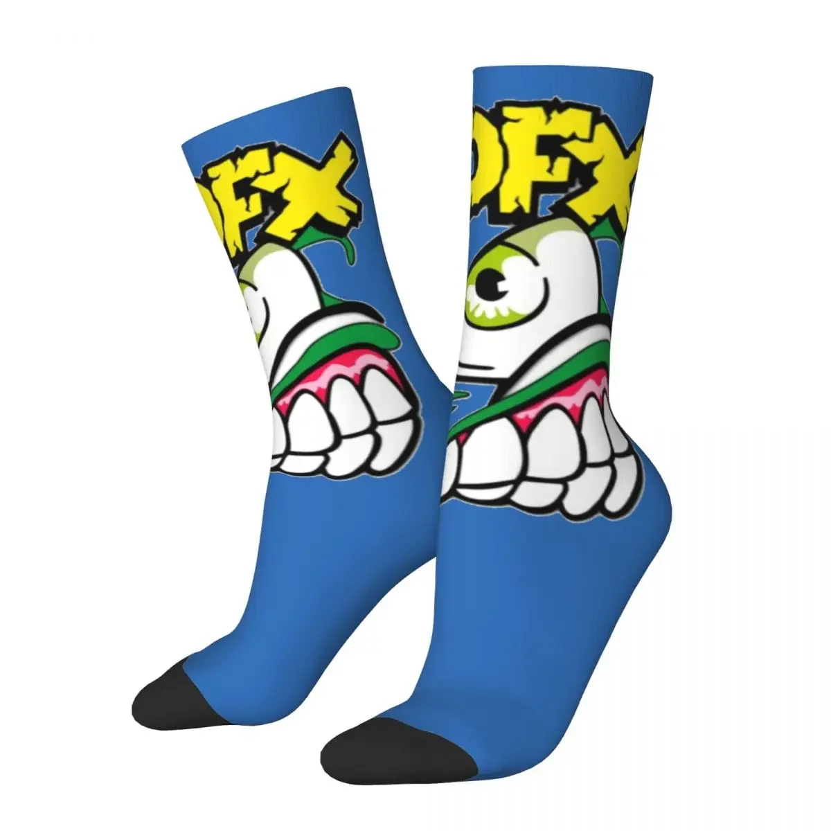 

Модные баскетбольные носки NOFX в стиле панк-рок-группы, носки из полиэстера Nofx средней длины для женщин и мужчин