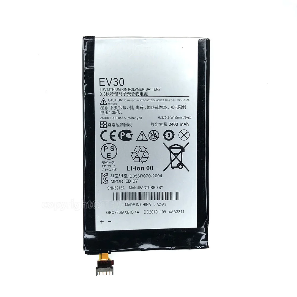 Oryginalna oryginalna bateria EV30 2200mah do Motorola Moto Verizon Droid RAZR HD XT926 XT925 XT890 SNN5915A baterie do telefonów komórkowych