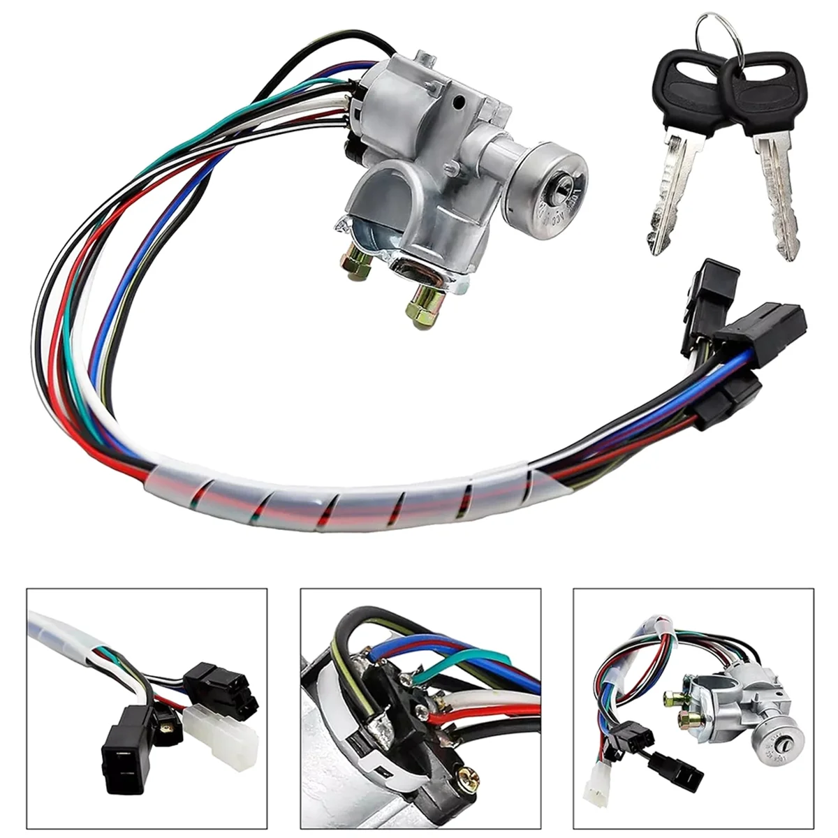 Новый цилиндр замка зажигания с ключом для Mazda Pickup B2000 B2200 B2600 UB80-76-290 UB 8076290