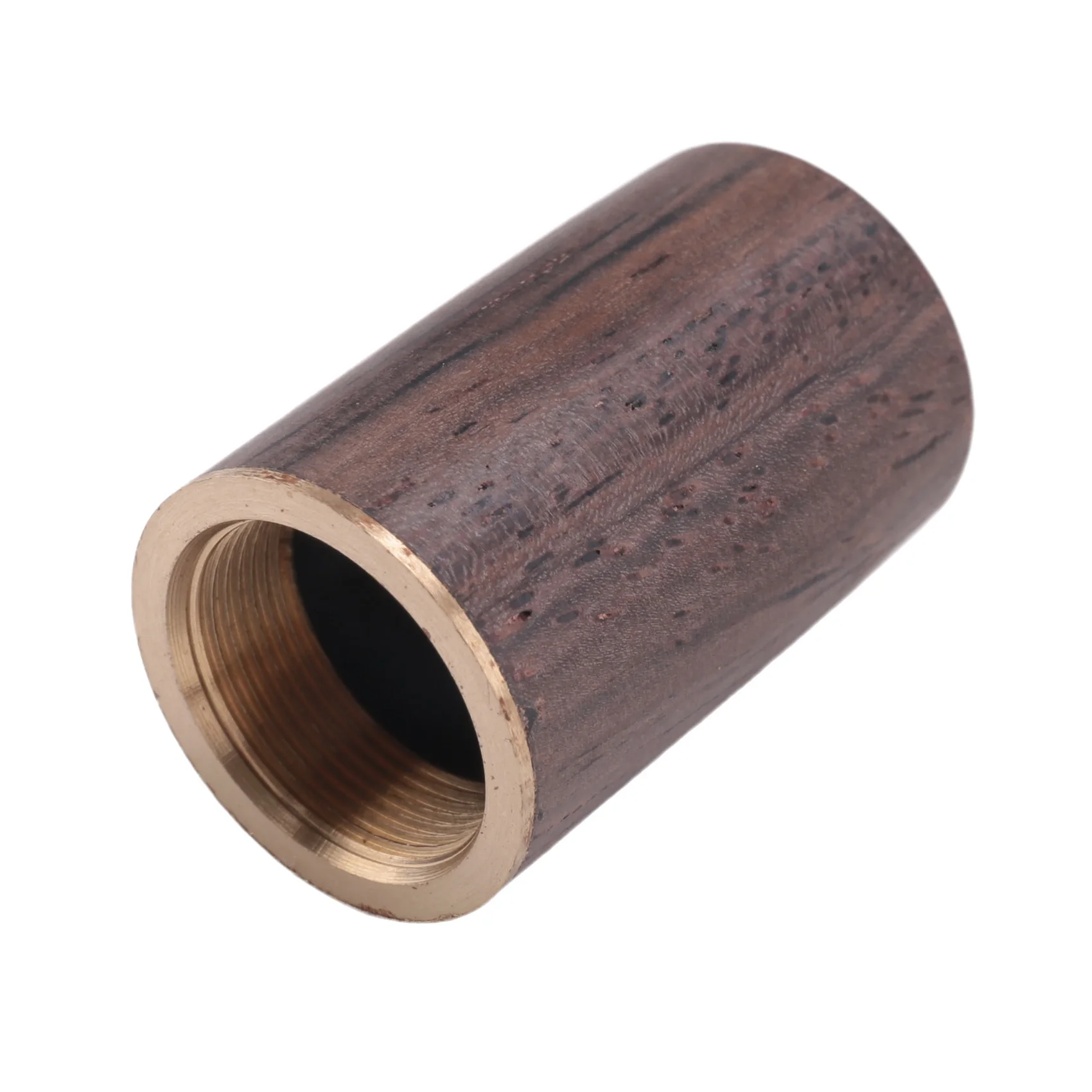 Ebony Wood Toothpick Holder Bucket Mini Box Hiking Portable Craft Handmade Gift 8*1.8cm TQ