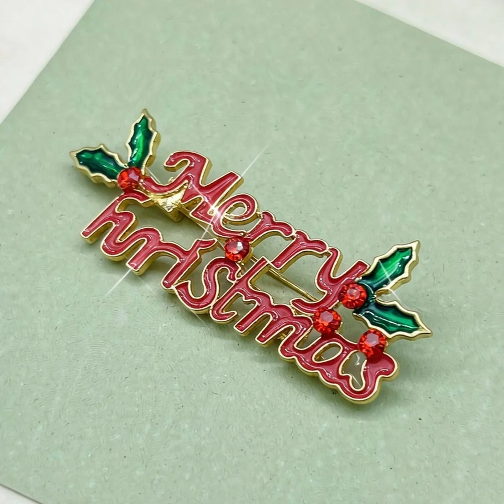 2026 Christmas Eve French-Style High-Aesthetic Bow Tie Accessory Anti-Exposure Pin Brooch Anti-Exposure Chest Pin Ins Wedding Guest Brooch Elegant Niche DIY Clothing Embellishment Brooch Chest Flower High-End Unique Shoe Accessory Exquisite Brooch Personalized Outfit