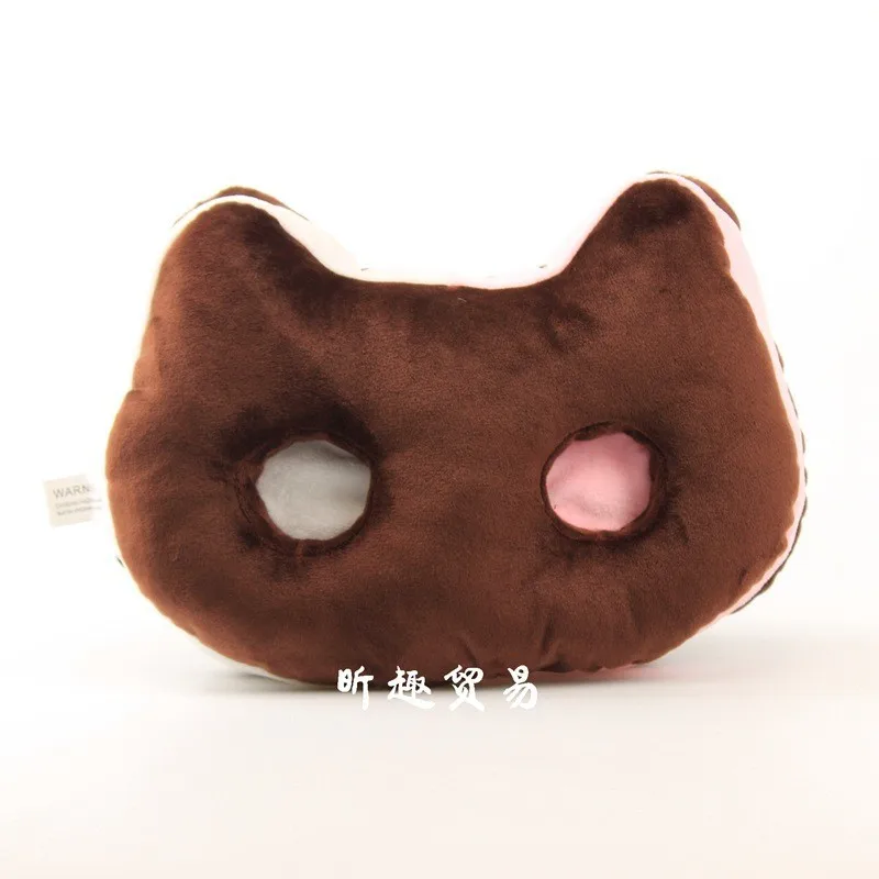 Biscuit Steven Cat Pillow Plush Toy Stuffed Doll Cute Feline Character Soft Cuddle Pillow Gift for Kids and Cat Lovers