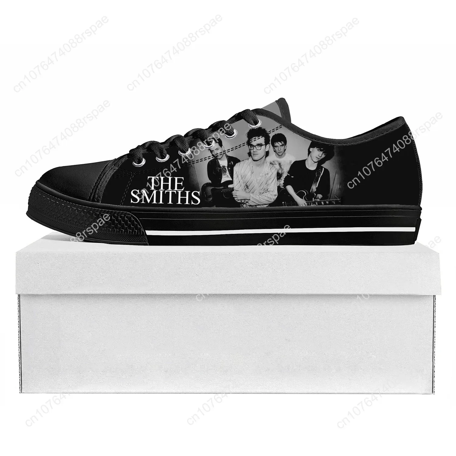 The Smiths Rock Band Basses Baskets en Toile pour Hommes et Femmes, Chaussures de Couple Décontractées pour Adolescents, Chaussures Personnalisées, Haute Qualité