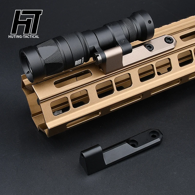 Tactical Airsoft M640C M640 Scout Light SF Inline Scout Pro Mount Flashlight Adjustable Base Fit M-Lok Keymod Rail AR15 Hunting