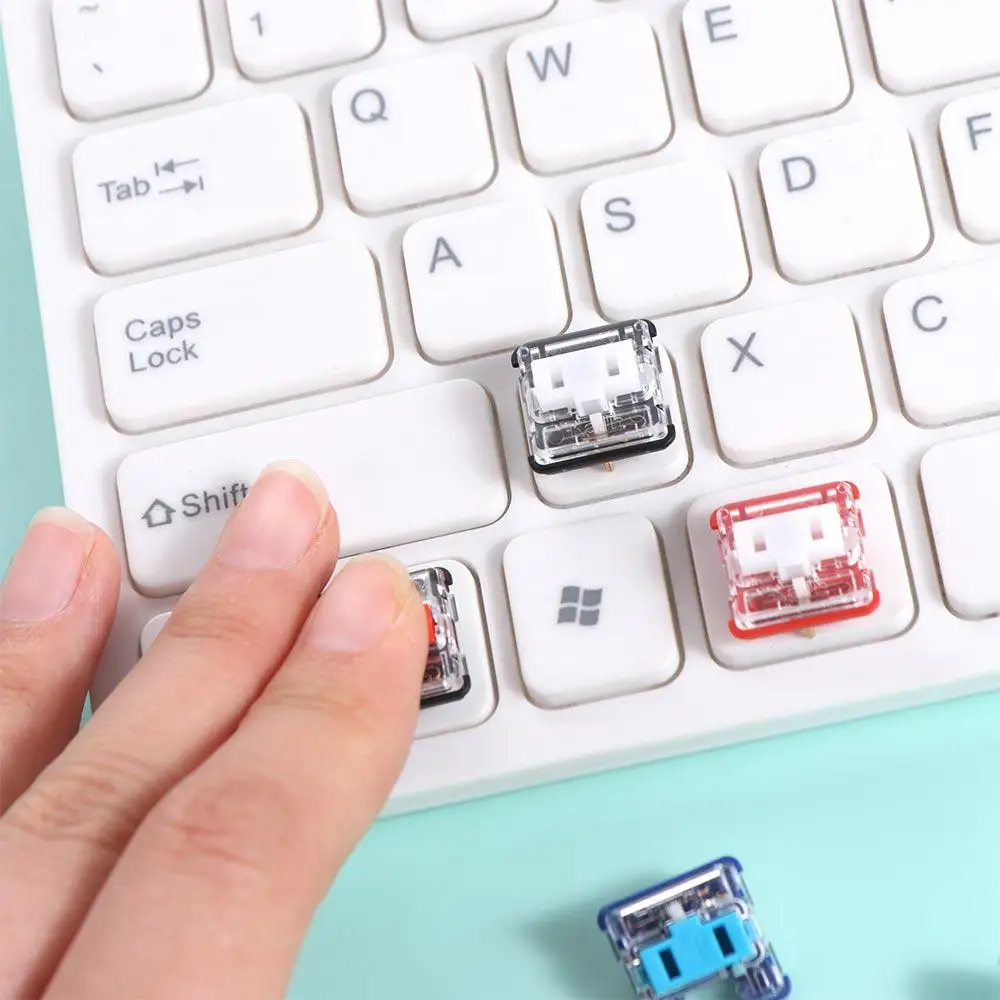 Mechanical Keyboard Acrylic Keyboard Low Profile Switch Mini High Ultrathin Low RGB Key Keypad Backlit RGB Low Profile Switch PC