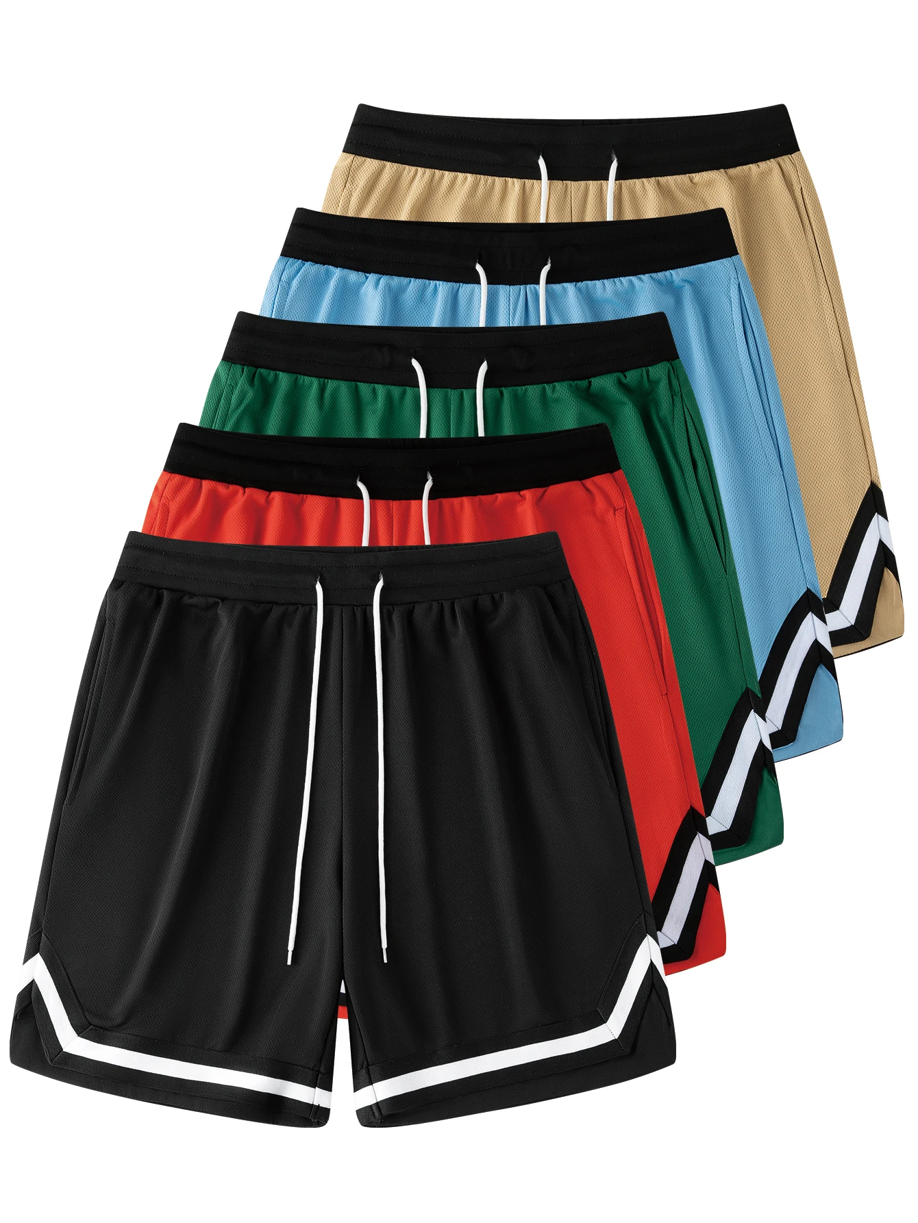 

Новые летние мужские спортивные шорты для фитнеса, мужские баскетбольные игровые тренировочные повседневные свободные быстросохнущие брюки с пятью точками для бега