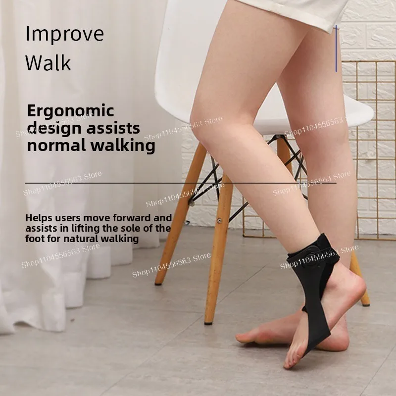 

Walking Foot Support Orthosis for Stroke Hemiplegia Rehabilitation Mild Foot Drop / Inversion Ankle Brace