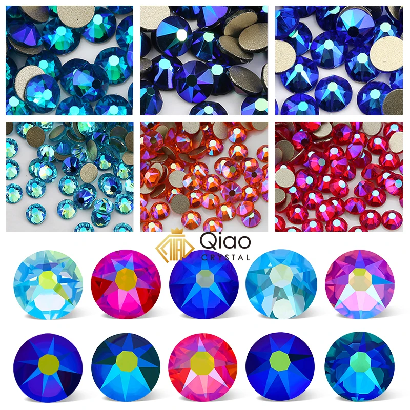 8 Big 8 Small Cut SS16 SS20 Many Colors AB Flat Back DIY Deco Non Hotfix Rhinestones for Rhinestone & Decoration 2088 Stone