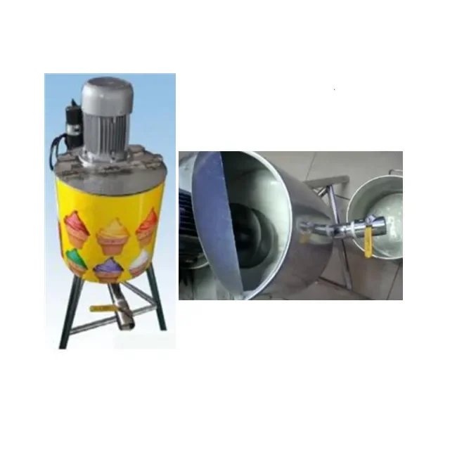 Gelato popsicle ice cream filling mixture mixer 40L