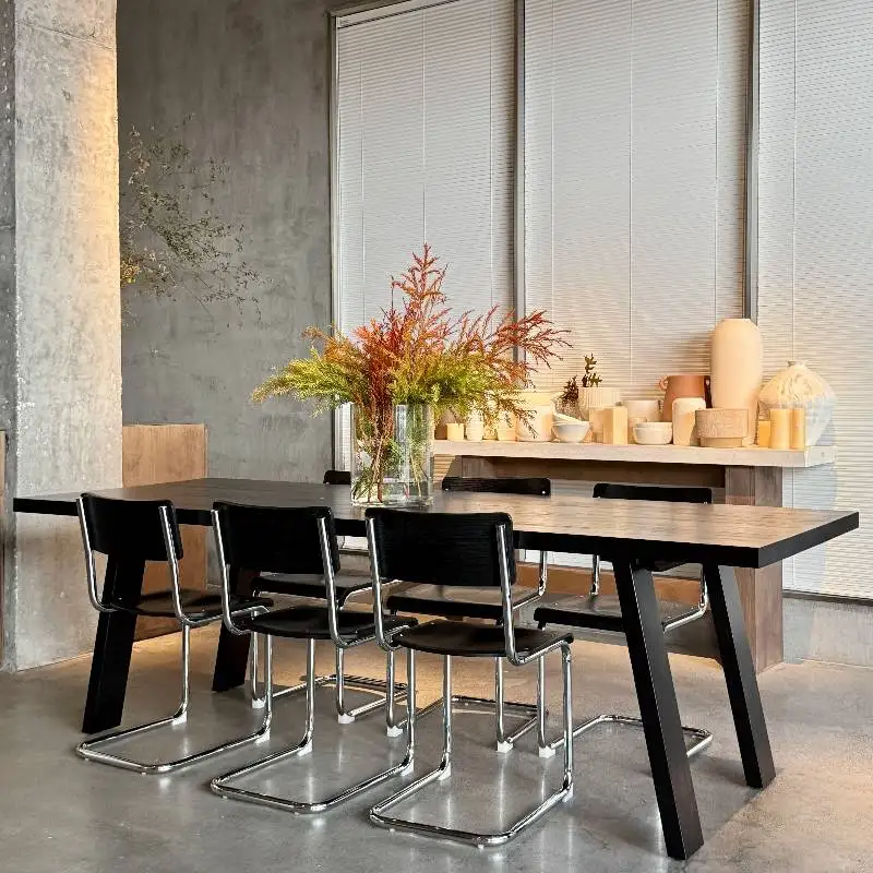 

Ornament Irregular Kitchen Table Japanese Unique Wood Nordic Kitchen Table Space Saving Black Muebles De Cocina Furniture Home