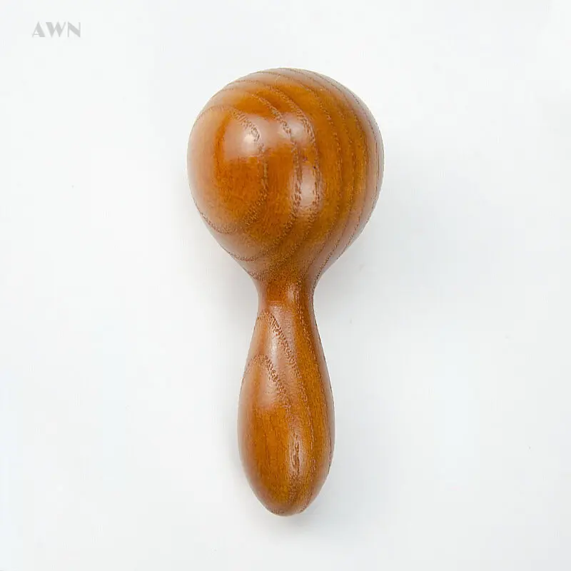 Thailand Natural Therapy Relaxation Round Ball Massager Essential Oil Massage Stick Body SPA Meridian Wood Tapping Hammer Tools