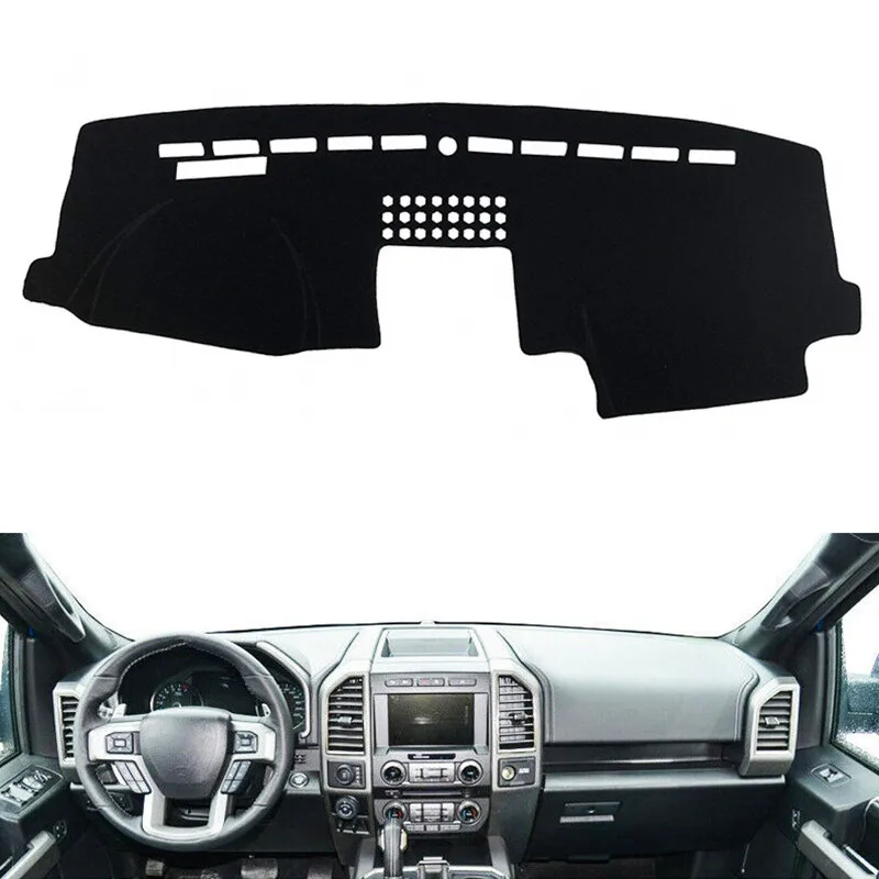 For Ford F-150 F150 Lobo 2015 2016 2017 2018 2019 2020 Car Dashboard Cover Sunshield Mat Pad Dash Protect Carpet Rug Accessories