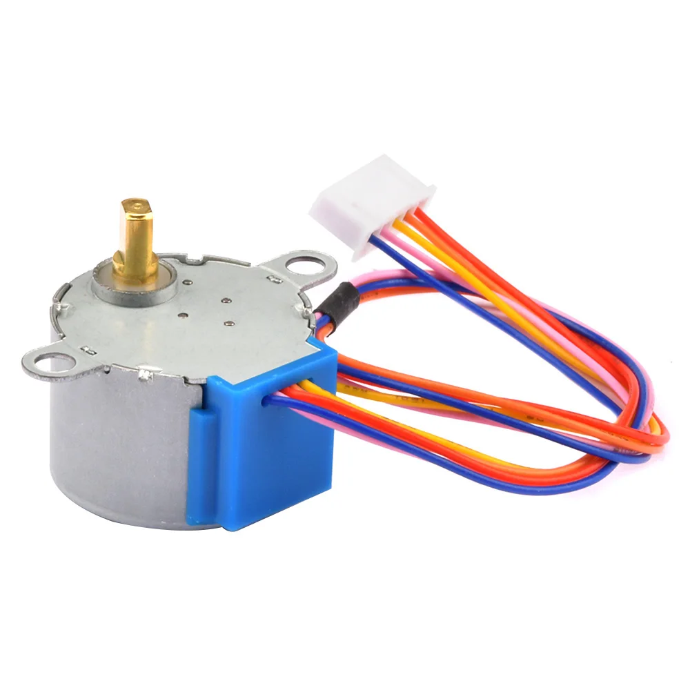 28BYJ-48 DC 12V/5V Stepper Motor Lead 25cm Reduction Step Gear Stepper Motor 4 Phase 28BYJ-48 For Arduino Diy Kit