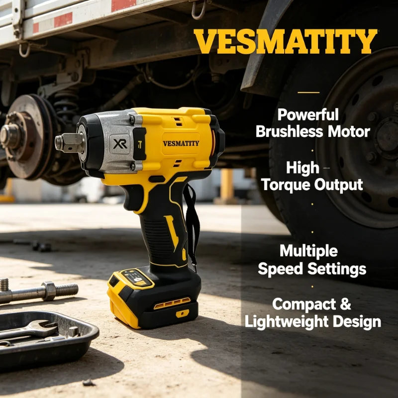 Kunci Impak Tanpa Kabel 20V de - Torque Wrench ulasan dan harga