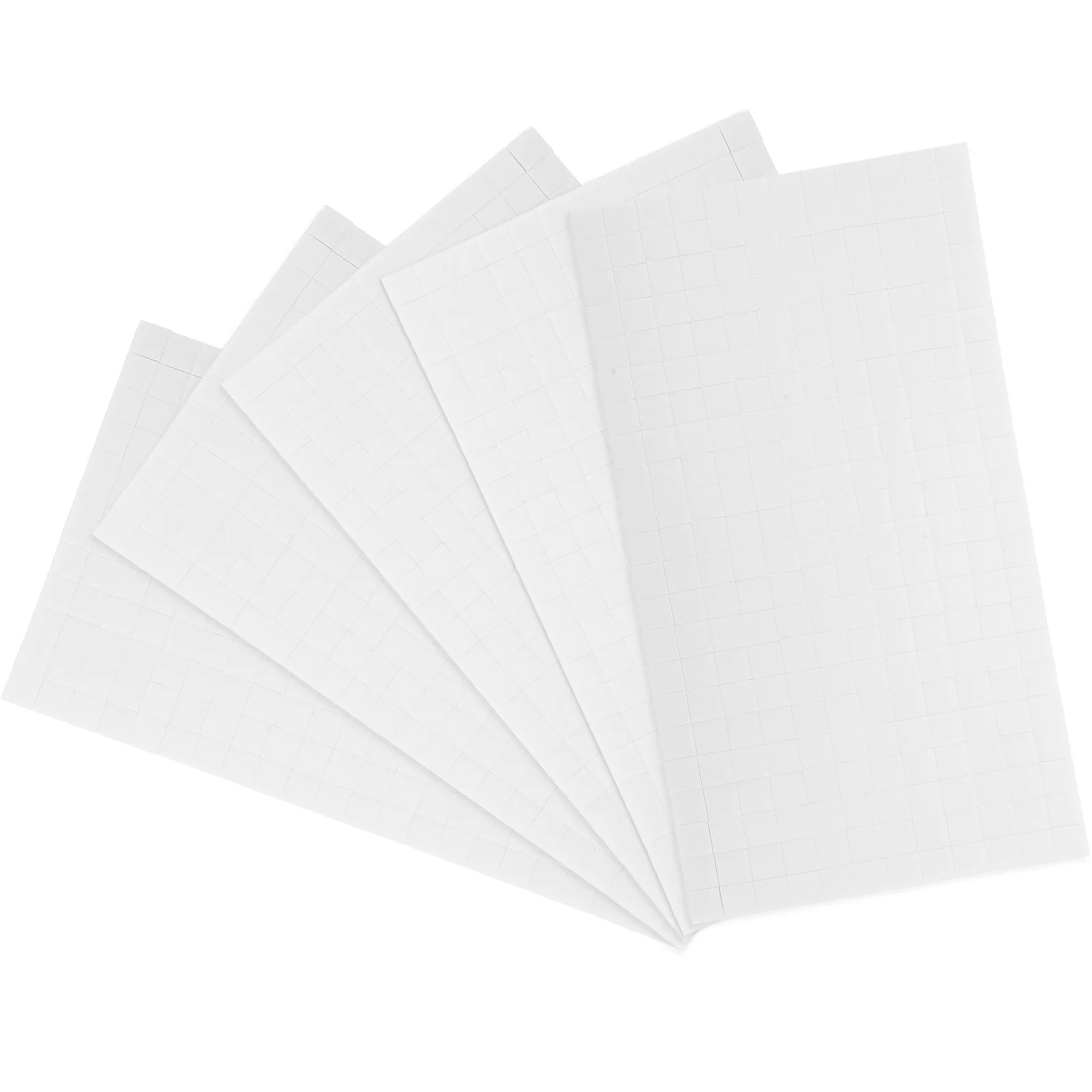 

5 Sheets Foam Square Stand White Out Tape Adhesive Mounts Craft Card Making Supplies Letter Office Squares