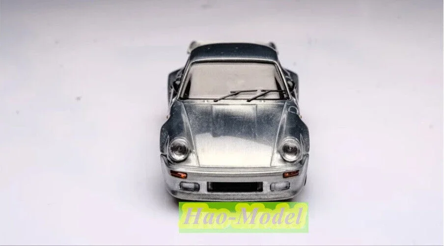 Modèle de voiture en alliage métallique moulé sous pression pour garçons, Porsche 911 930 Turbo, ornements de collection d'affichage de passe-temps, cadeaux d'anniversaire, 1:64 BSC