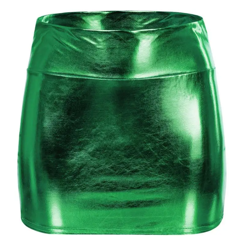 กระโปรงทรงเอ สีสันสดใส ผ้าโพลีเอสเตอร์ เอวกลาง สำหรับผู้หญิง สไตล์สตรีท แต่งผ้าต่อสีพื้น