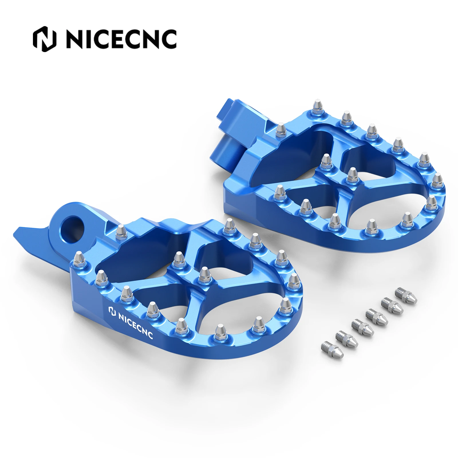 Motorcycle For Yamaha YZ 250 F WR 450F YZ250F WR450F YZ450FX YZ 450 FX 2024 YZ450F 2023-2024 NiceCNC Forged Foot Pegs Footrest