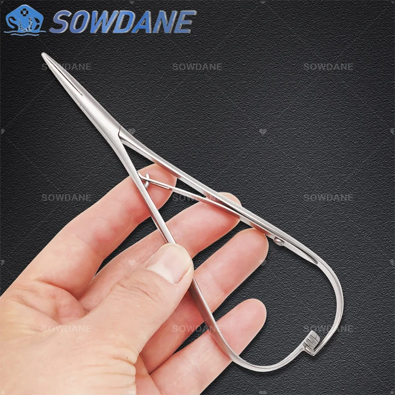 Oral Care Dental Orthodontic Mathieu Needle Holder Elastic Placement Standard 14cm Extra Fine Beak Dental Laboratory Tool