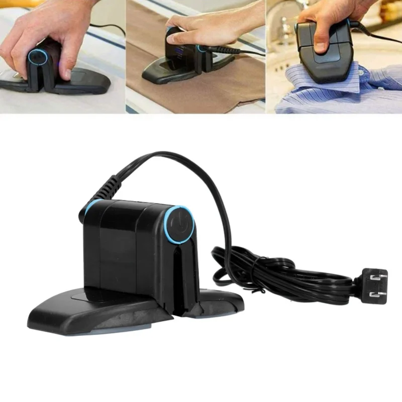 140W Iron Non-Slip Non-Stick Double Layer Portable Mini Stand-Up Collar Electric Iron For Family Travel 110-240V