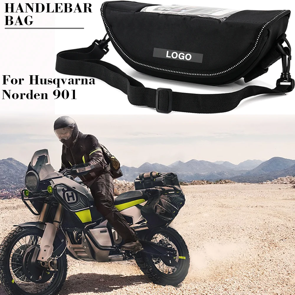 

Motorcycle Accessories Waterproof Bag Storage Handlebar bag Travel Tool bag For Husqvarna Norden 901 Norden901 2022 -