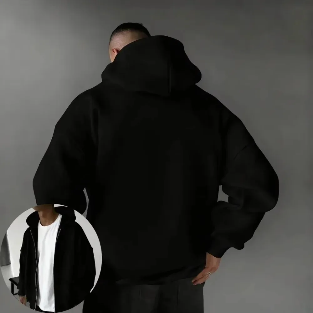 New Oversized One Piece Luffy Anime Zipper Hooded Sweatshirt Men Women Streetwear Casual Pullover Jacket Long Sleeve Autumn