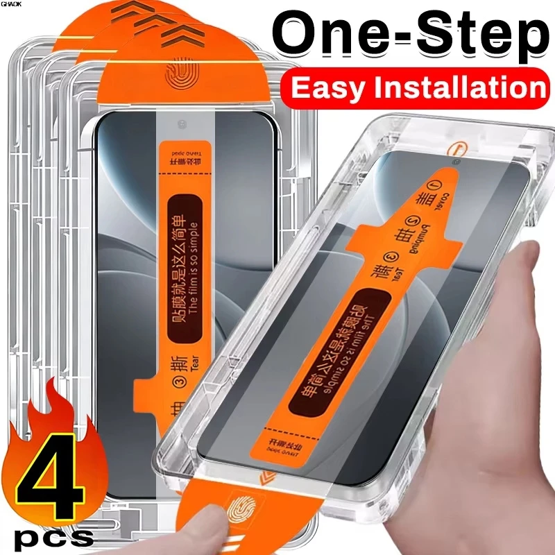 

Easy Install HD Screen Protector For Samsung Galaxy S26 Ultra Oleophobic Coating Dust Free Tempered Glass for Samsung S26 Film