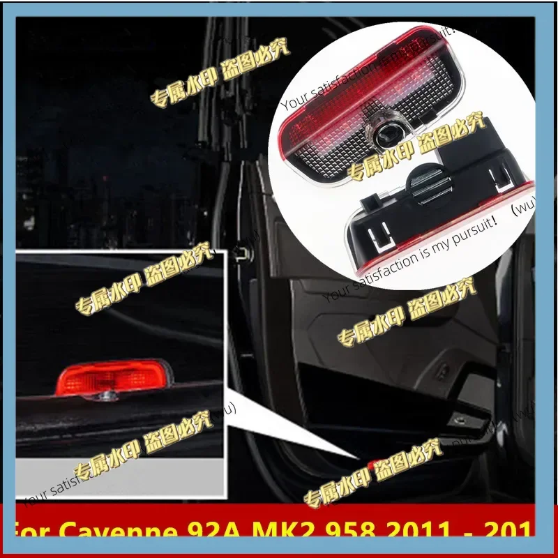 2 LED Car Door Projector Lights for Porsche Cayenne 92A MK2 958 2011 2012 2013 - 2018 Accessories
