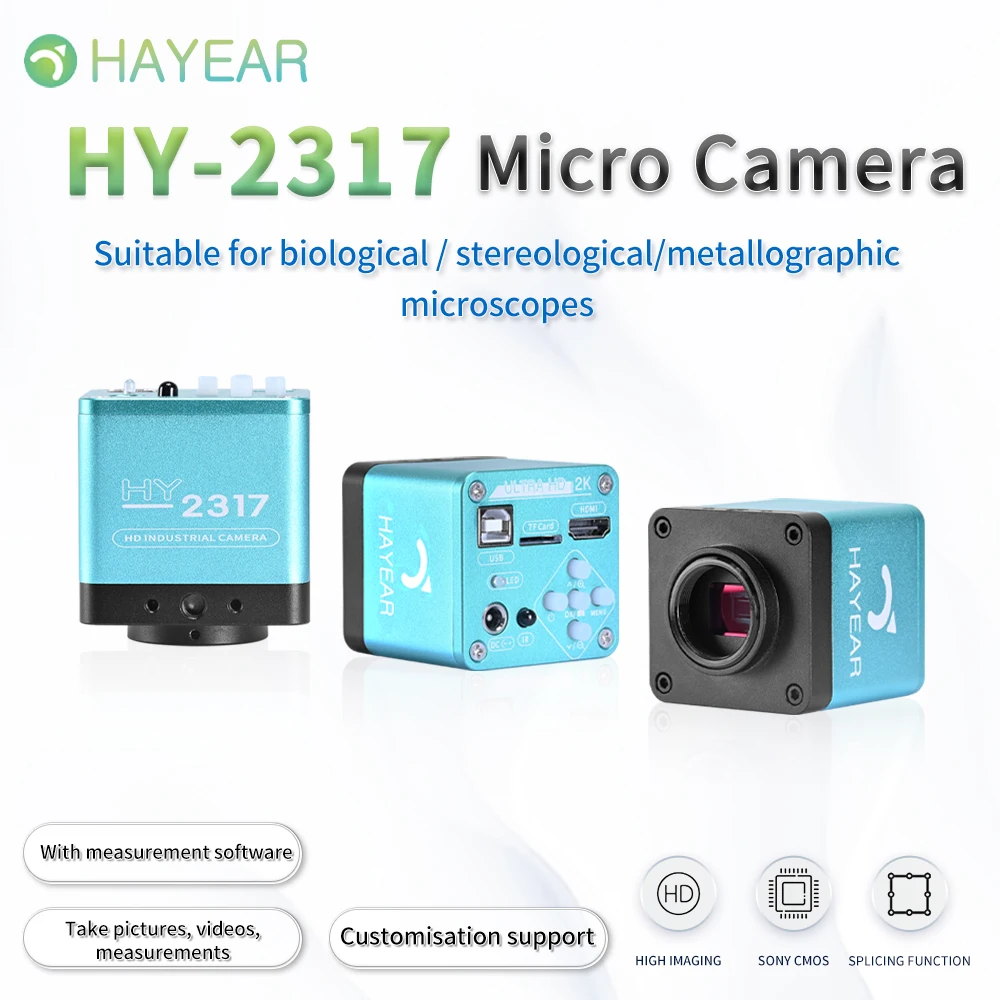 HAYEAR 34MP HDMI 1080P HD USB Digital Industry Camera HY-2317